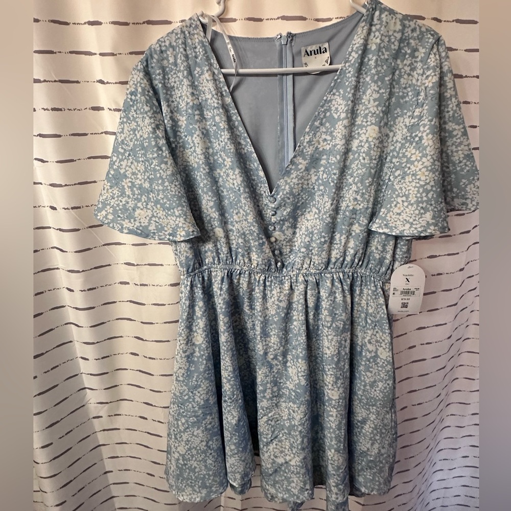 Arula Floral Romper, Size X, NWT